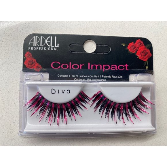 Ardell False Eyelashes 3 Pack Blue, Pink, Black - Picture 4 of 5